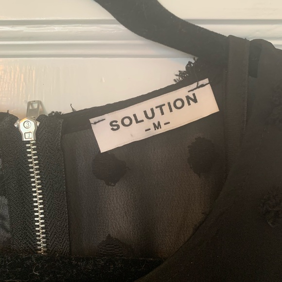 Black Cocktail Dress - Picture 3 of 4